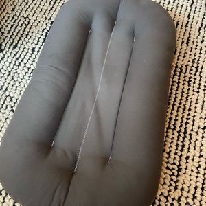 Gray Snuggle Me organic baby lounger